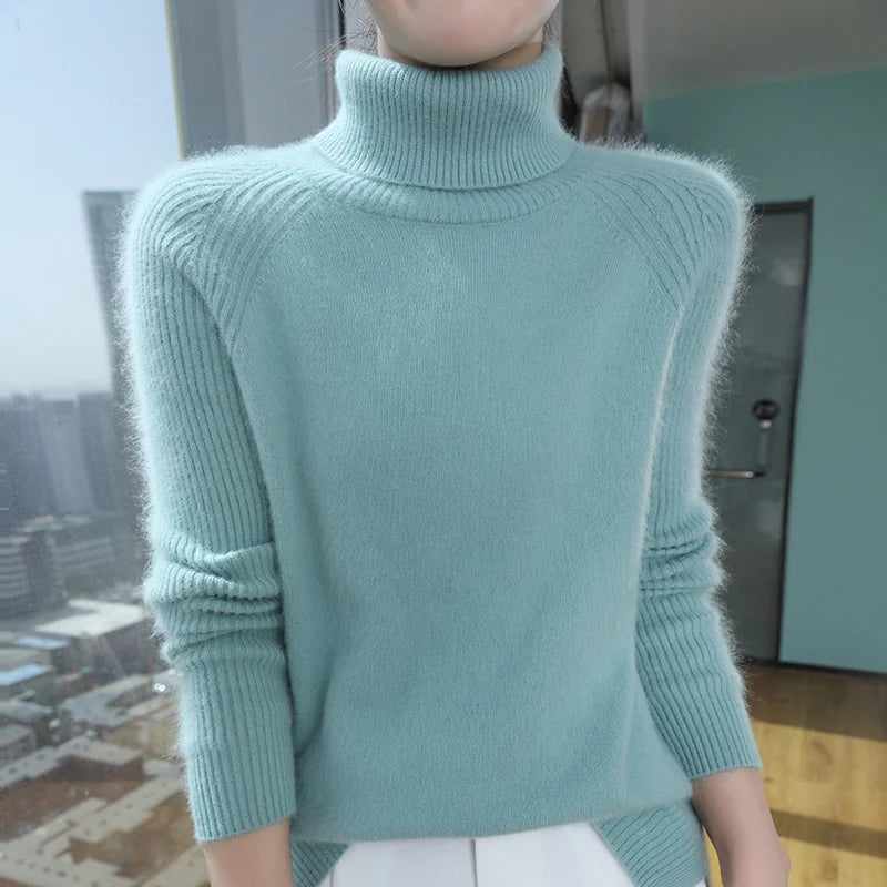 Aurora® – ​​Maglione a collo alto da donna – Collezione Valtrex