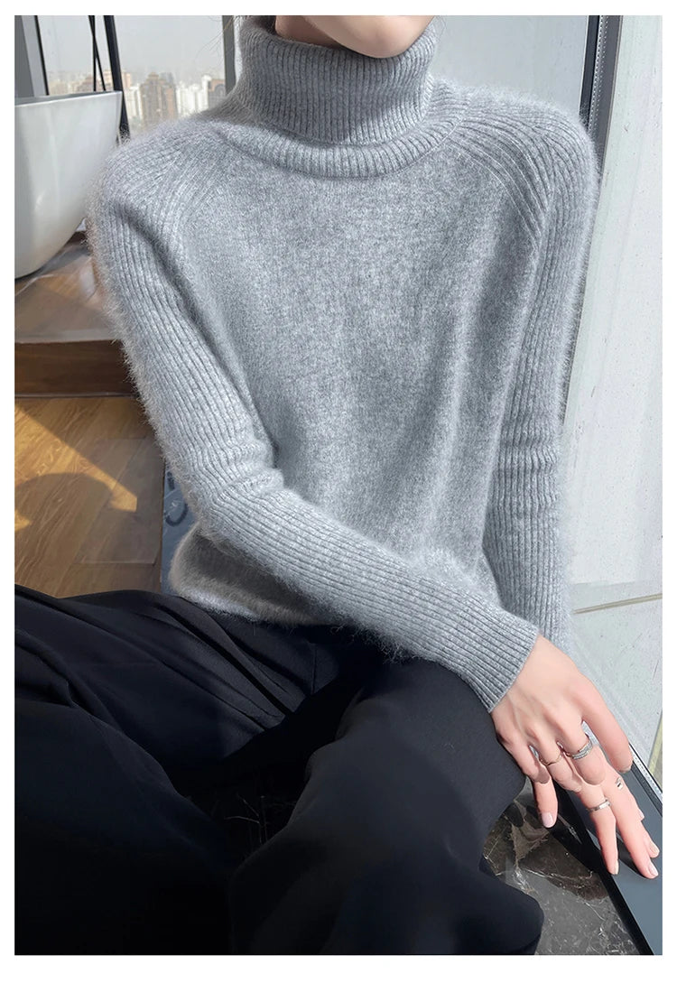 Aurora® – ​​Maglione a collo alto da donna – Collezione Valtrex